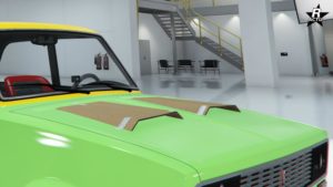 Capot prises d'air en carton