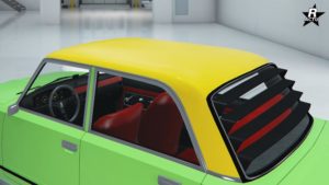 Persiennes lunette arrière