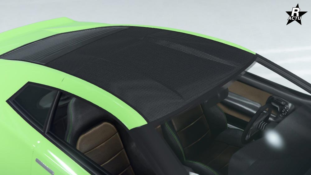 Toit custom (toit en carbone)