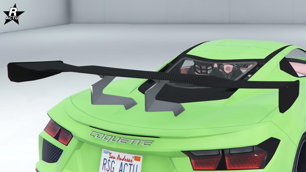 Aileron de compétition en carbone