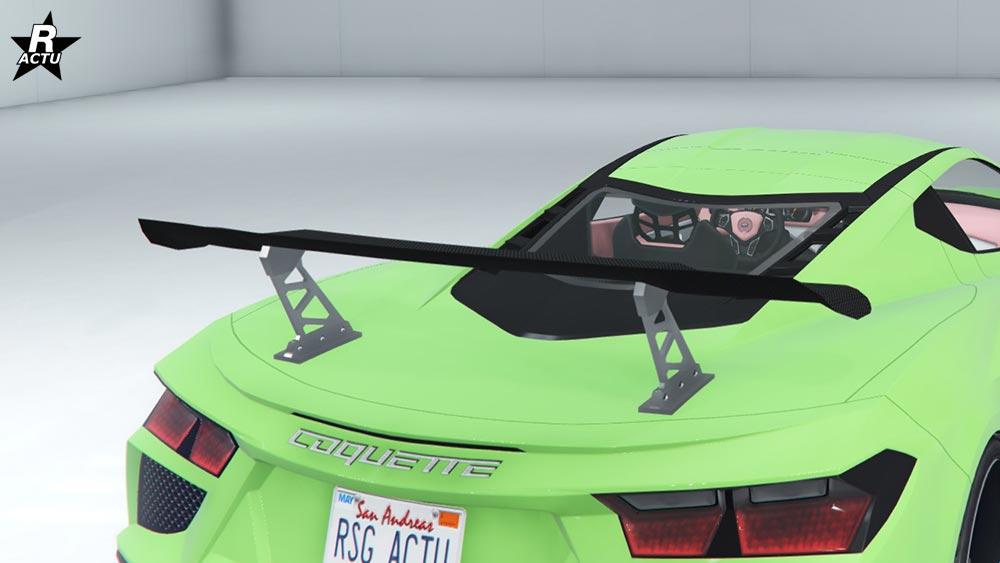Aileron de course en carbone