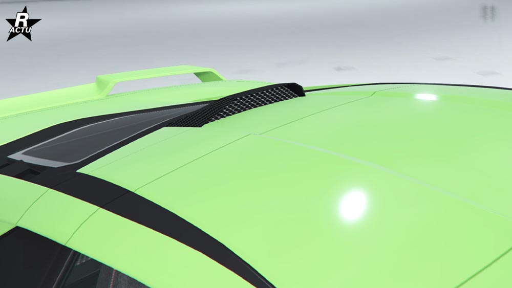 Prise d'air de tuning en carbone