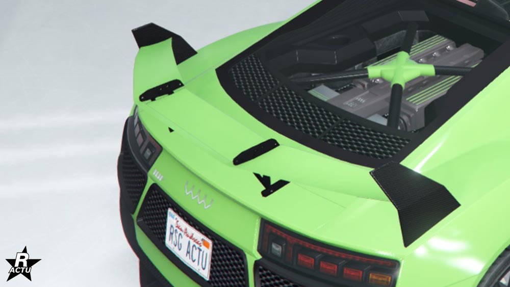 Aileron de course en carbone