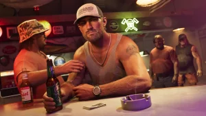 Jason Duval dans un bar