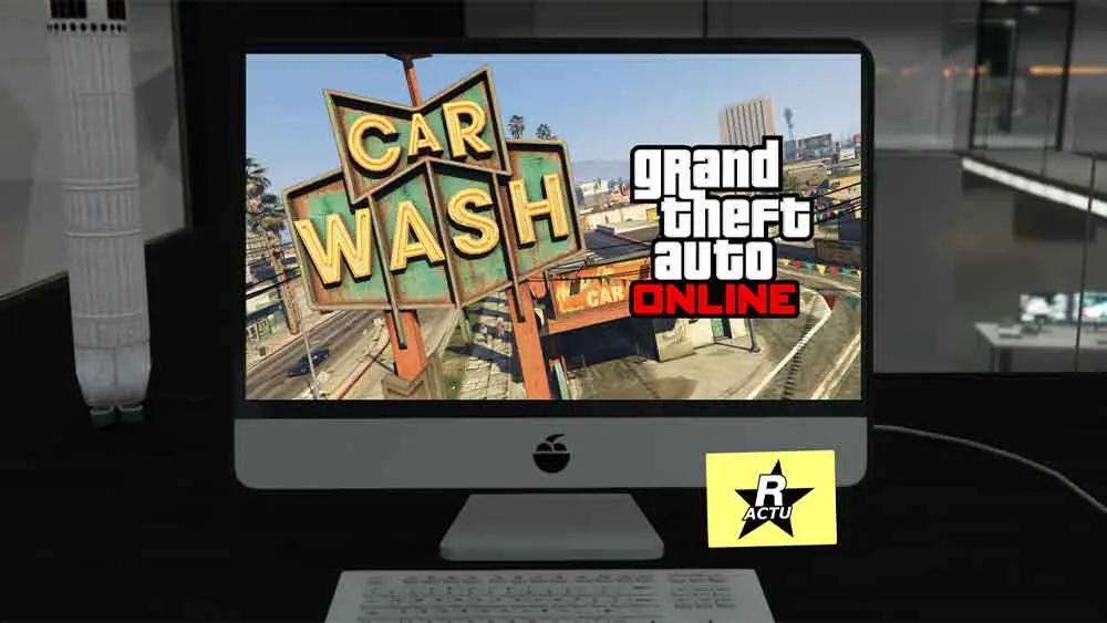 Bannière d'article de la disponibilité de la mise à jour / DLC Money Fronts / Argent sale et affaires propres dans GTA Online.