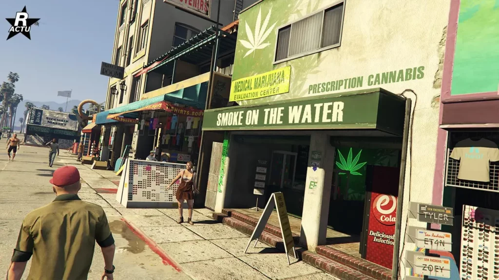 Boutique Smoke on the Water dans GTA Online