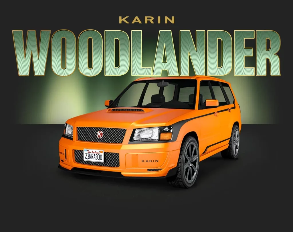 Voiture de type SUV Karin Woodlander de la mise à jour "Argent sale et affaires propres" de GTA Online