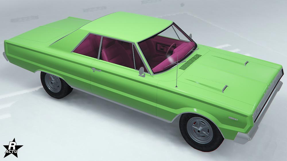 La Tampa GT sans aucun motif présent sur sa carrosserie.