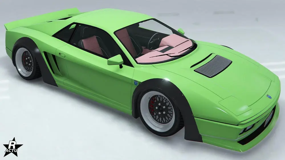 La voiture Grotti LSCM Cheetah Classique lorsqu'aucun motif n'est appliqué sur sa carrosserie.
