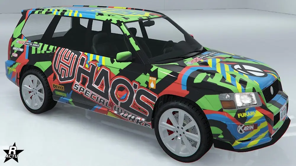 Motif de course automobile HSW