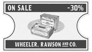 Bon de réduction de 30% sur des munitions.