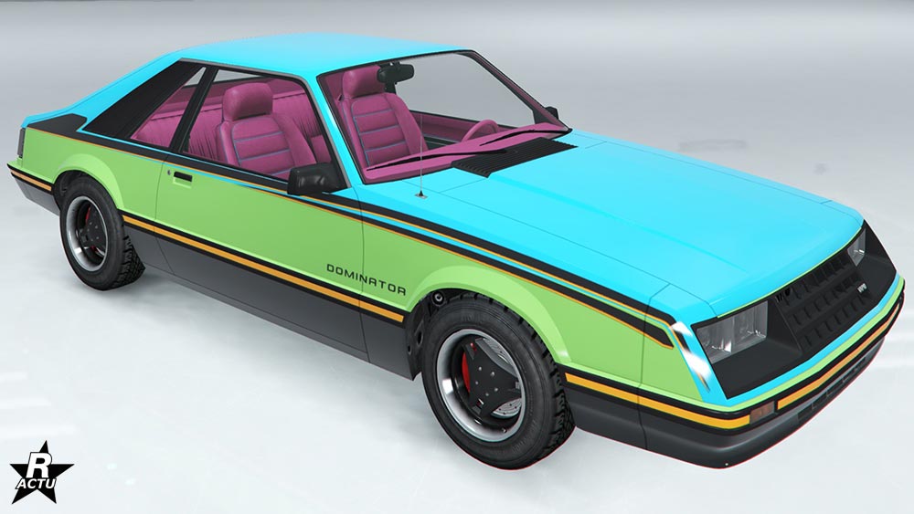Skin de véhicule "Bandes doubles basses" qui ajoute une bande noire faisant le tour du bas de caisse et une fine bande noire sur les côtés latéraux.