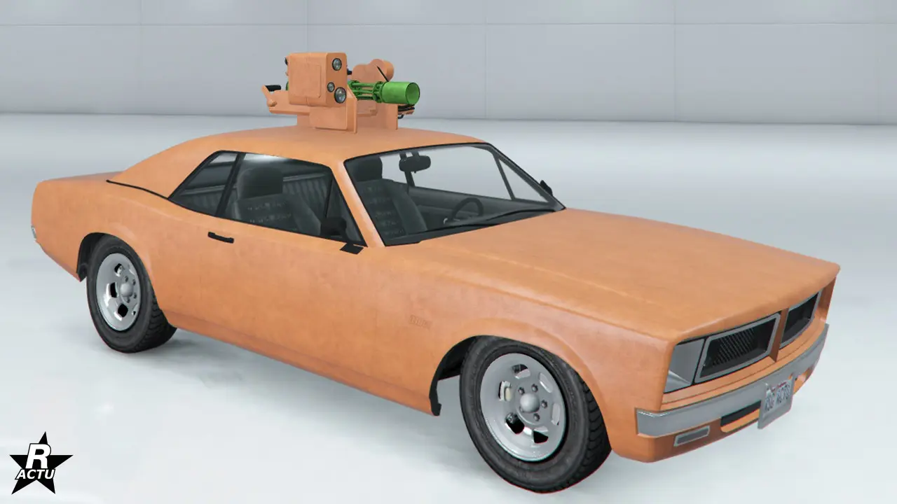 La carrosserie de la Tampa armée de série, sans aucun blindage renforcé.