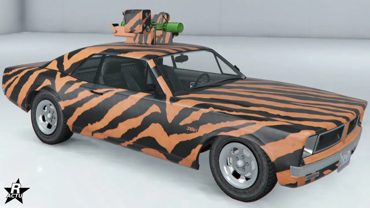 Motif de camouflage militaire noir, de forme zébré.