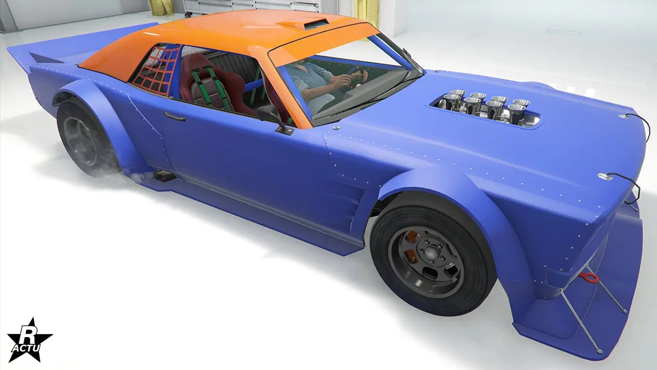 Carrosserie de la voiture Declasse Tampa drift lorsqu'aucun motif n'est appliqué.
