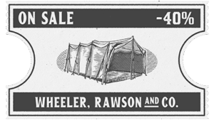 Coupon promotionnelle de 40% sur le campement.