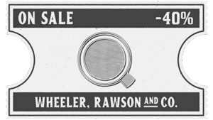 Bons de réduction de 40% pour des objets du rôle de marchand.