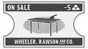 Coupon de réduction de 33% pour la table de boucher qui permet d'accéder au rôle de marchand.