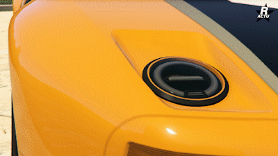 Image animée de l'ouverture d'un phare avant de la voiture de sport rétro Pfister Astrale dans le jeu vidéo GTA Online.