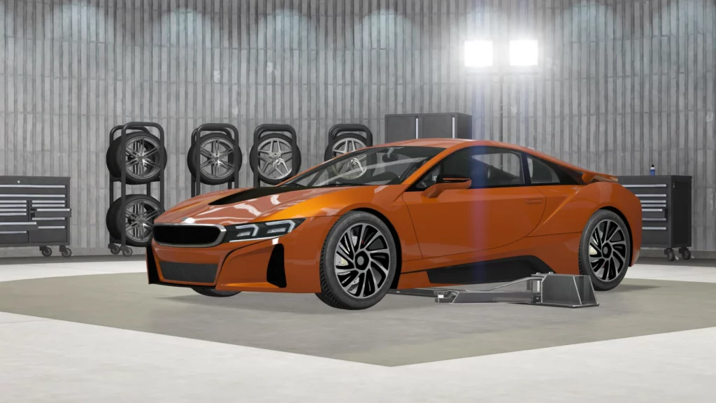 Voiture allemande Niobe dans l'atelier de véhicule de la villa Prix Luxury Real Estate