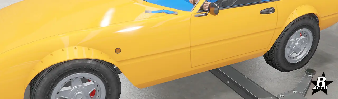 Ailes de course couleur principale et visées sur la carrosserie au-dessus des roues.