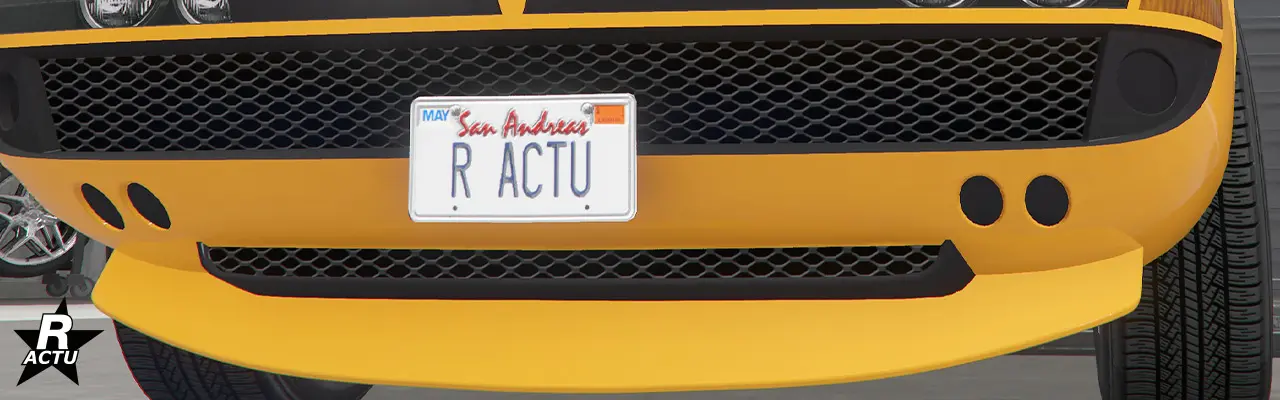 Grand séparateur arrondi sous le pare-chocs avant.