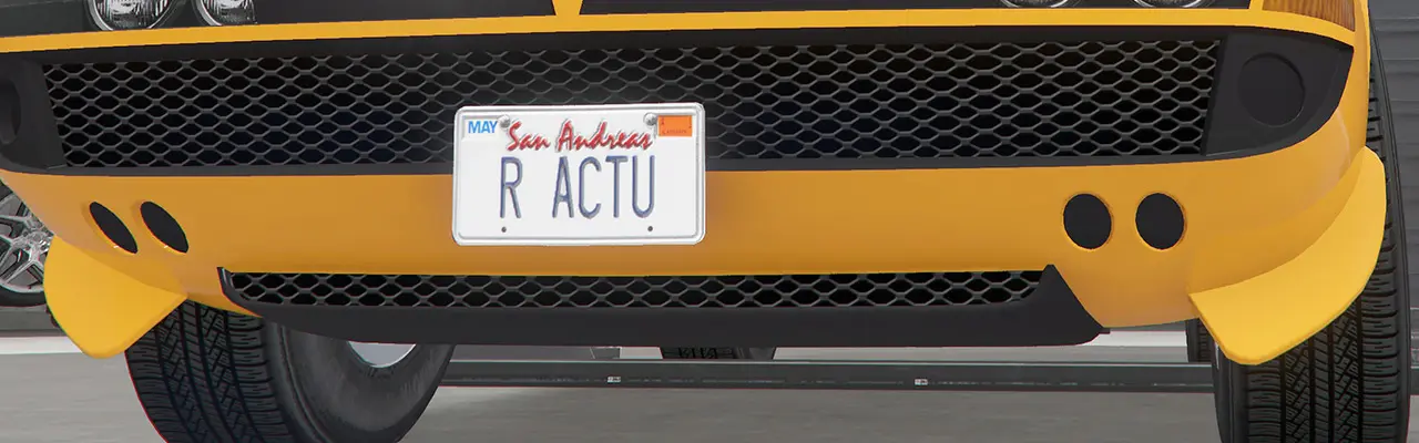 Séparateur recourbé de parte et d'autres du pare-chocs avant du bolide.