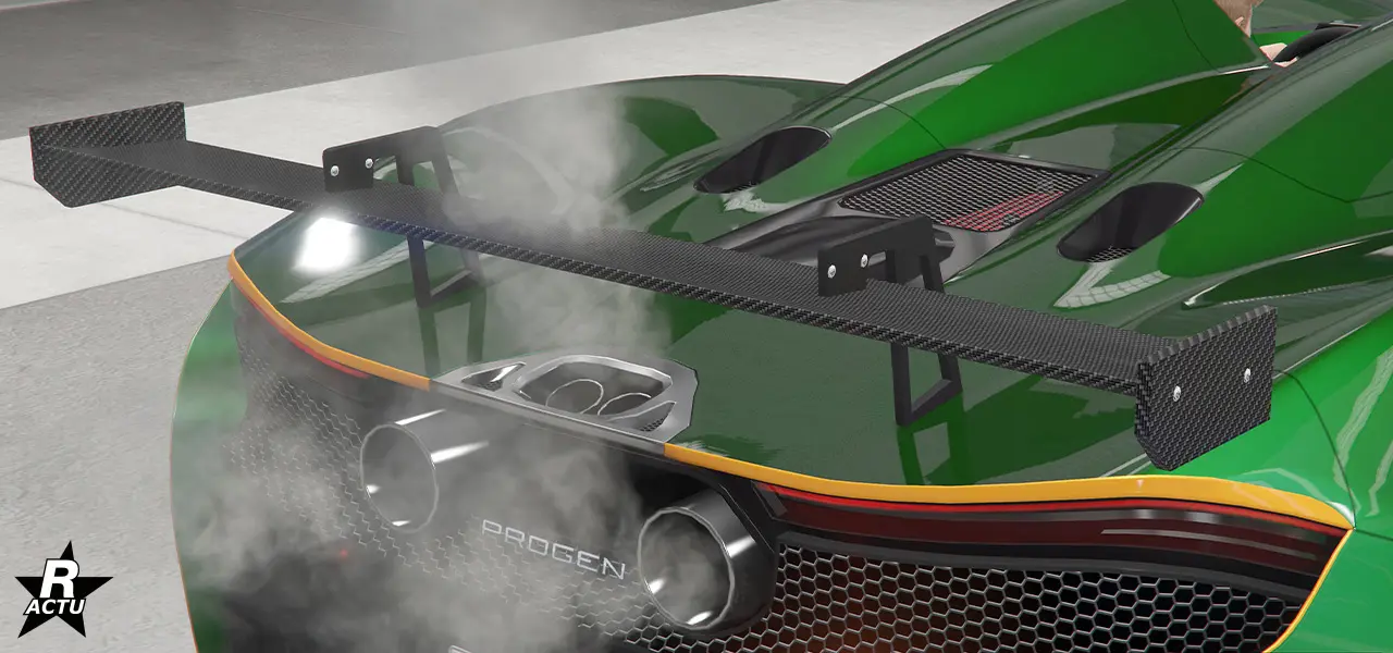 Aileron agressif en carbone