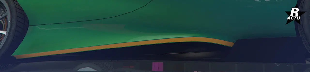 Bas de caisse avec grandes ailles aérodynamiques.