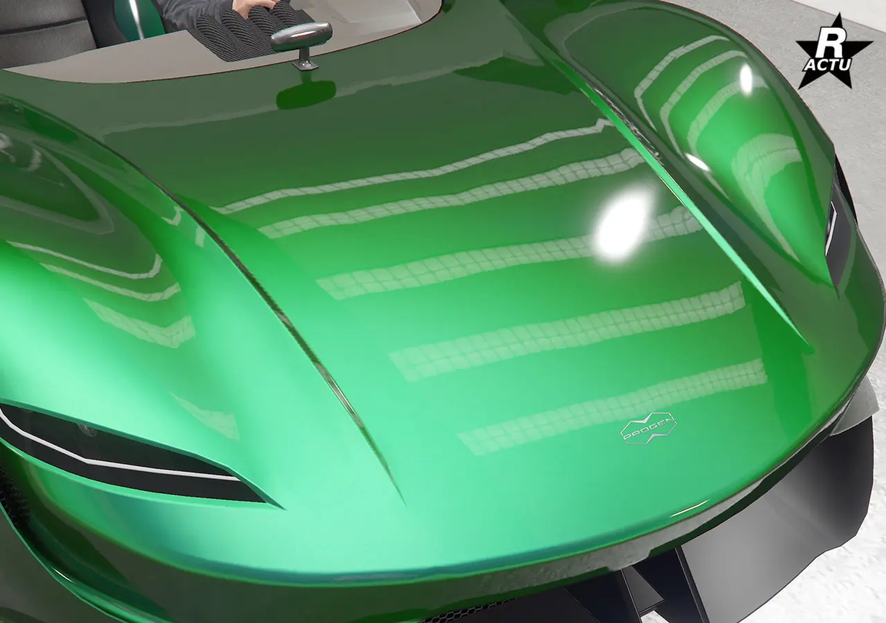 Capot totalement lisse