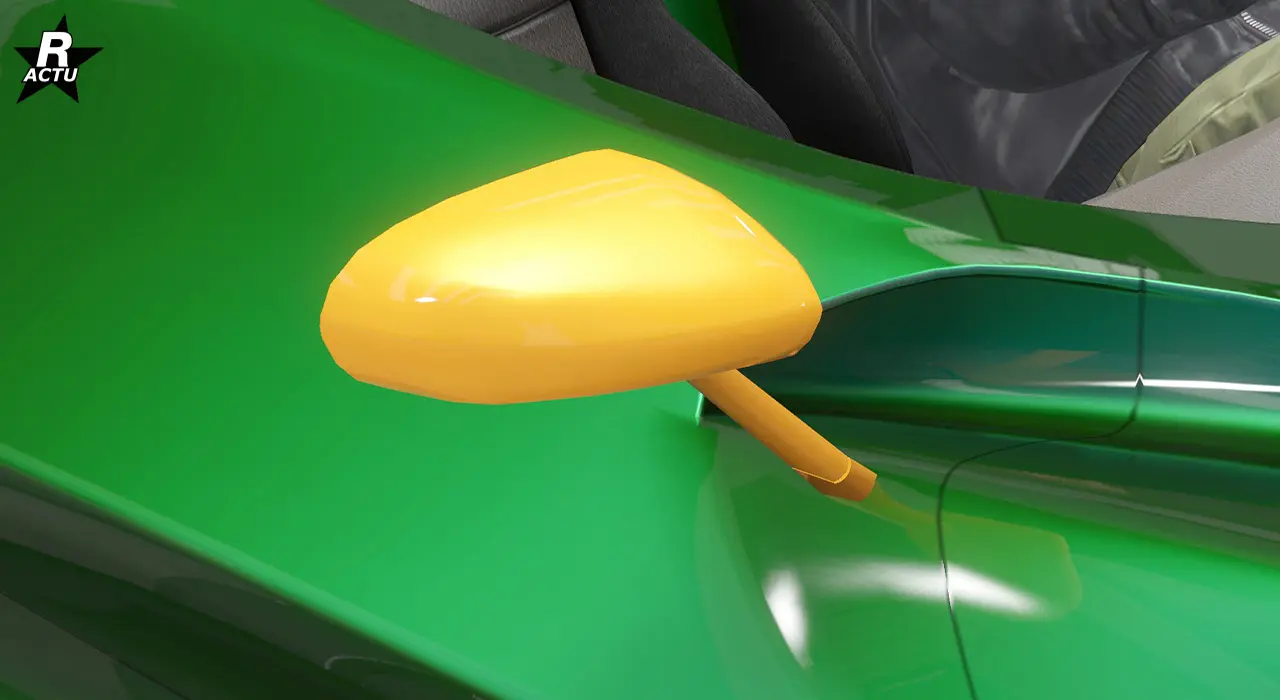 Rétroviseurs couleur secondaire.