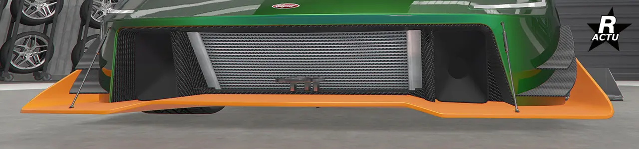 Séparateur GT peint dans la couleur secondaire.