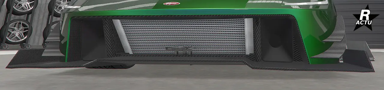 Séparateur de rue en fibres de carbone.