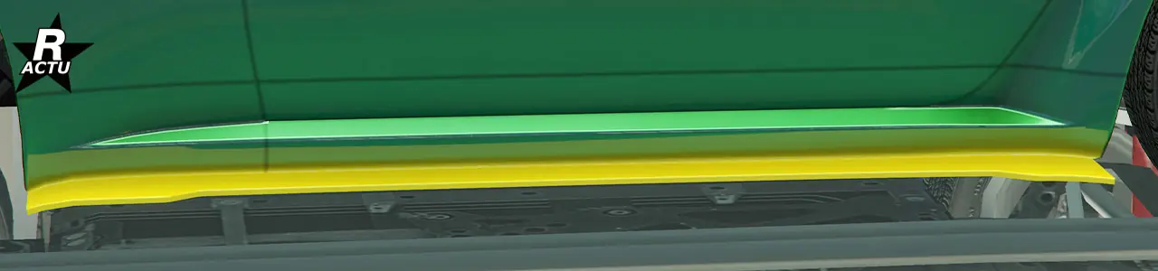 Bas de caisse de rechange couleur secondaire.