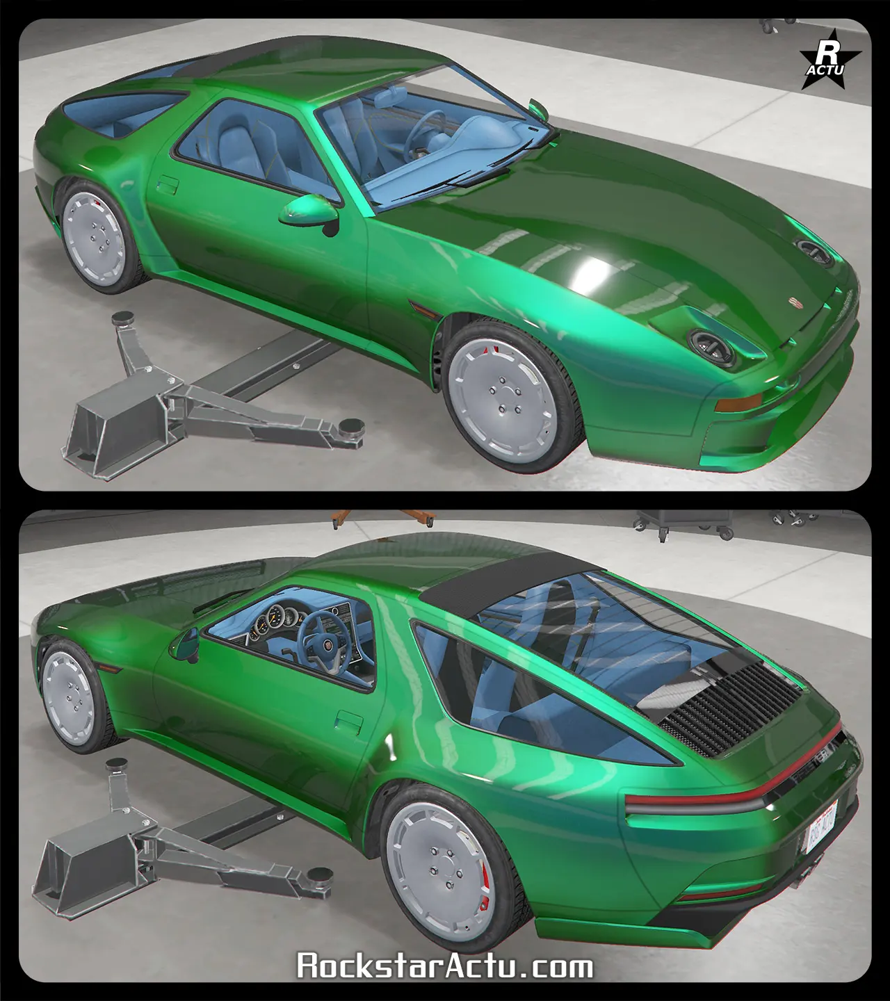 Carrosserie de la voiture allemande Pfister Astrale sans aucun motif présent 