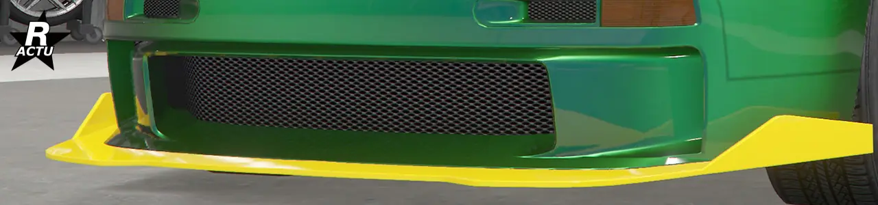 Séparateur aérodynamique arrondi avec encoche et ailes latérales bases, couleur secondaire.