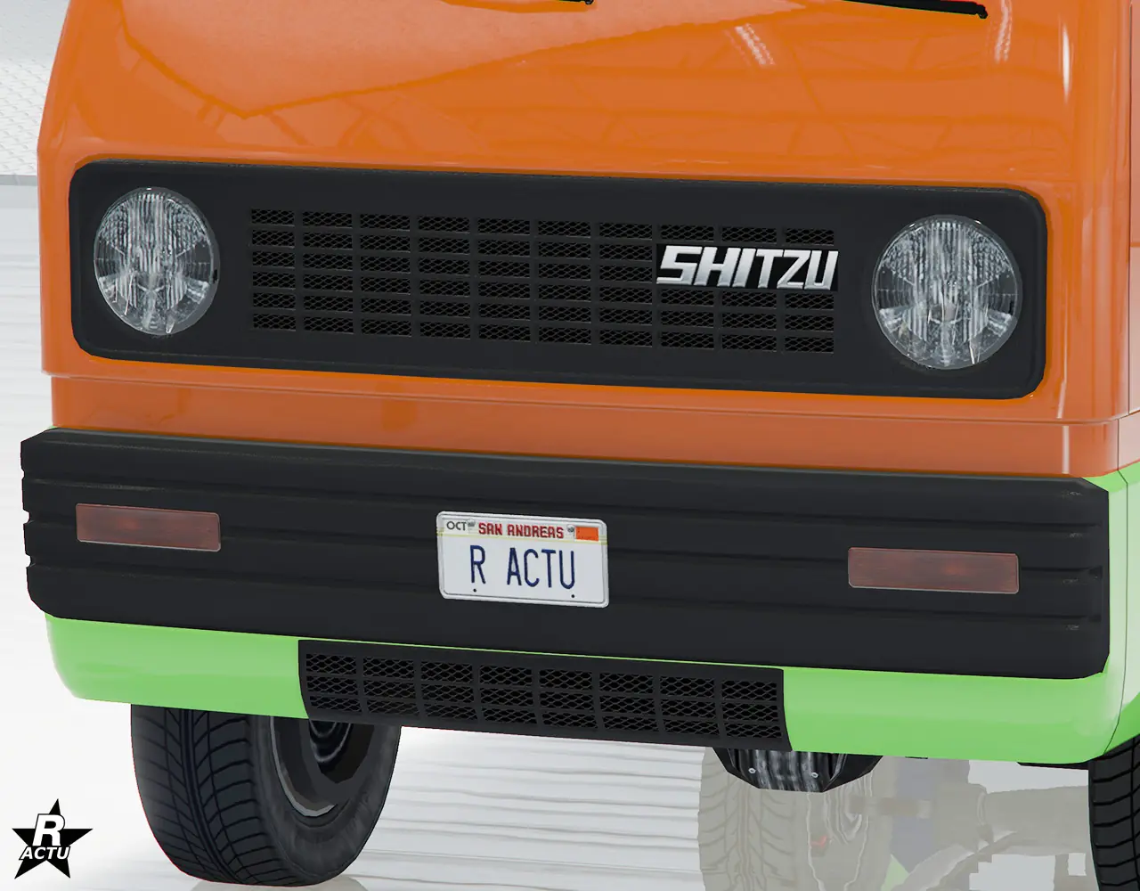 Calandre de série du véhicule Shitzu Keitora, sans aucune option / accessoire.