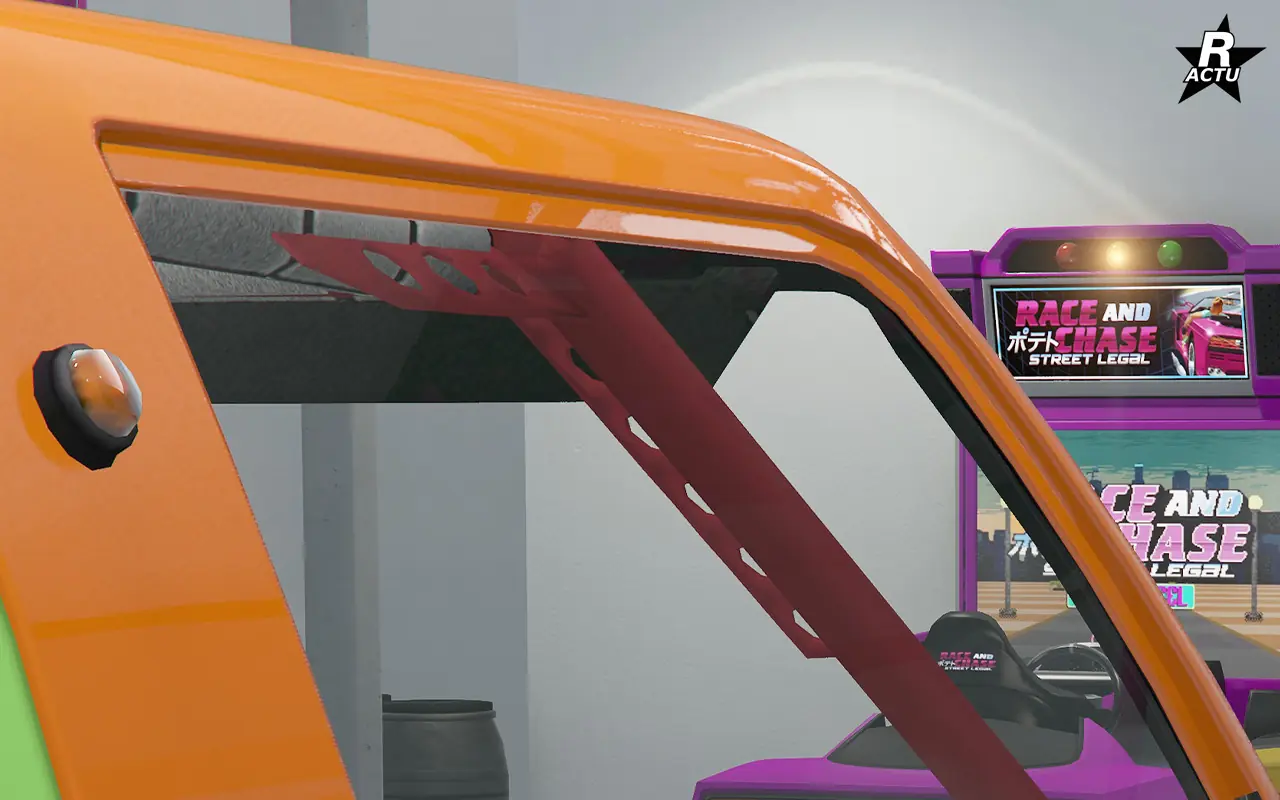 vue rapproché d'une vitre de la camionnette Shitzu Keitora où aucun accessoire / déflecteur n'est présent.