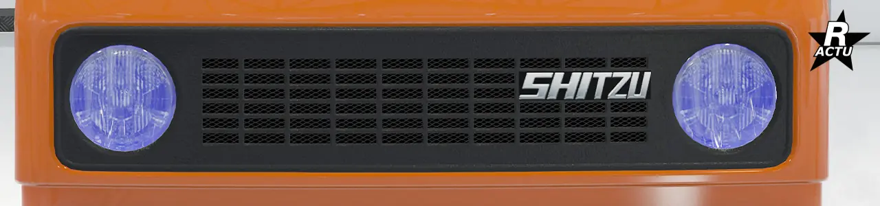 Option de phares avant où le verres des phares sont de couleur bleu.