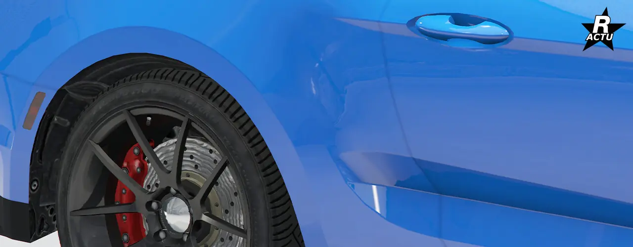 Option retirant la prise d'air latérale de série entre la portière et la roue arrière du véhicule.