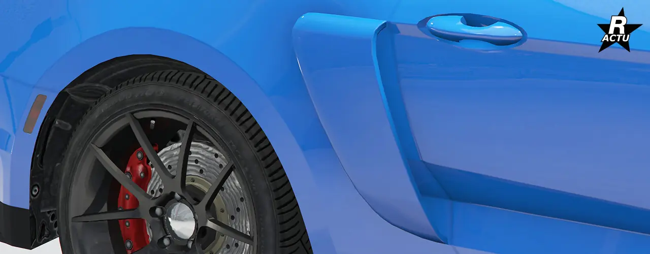 Aération de prise d'air latérale peint dans la couleur principale avec une ouverture verticale, se trouvant entre la porte et la roue arrière du véhicule.