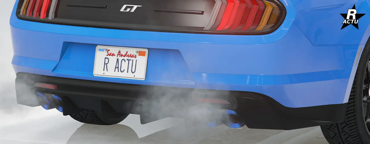 Option ajoutant un léger diffuseur aérodynamique noir sous le pare-chocs arrière peint dans la couleur principale.