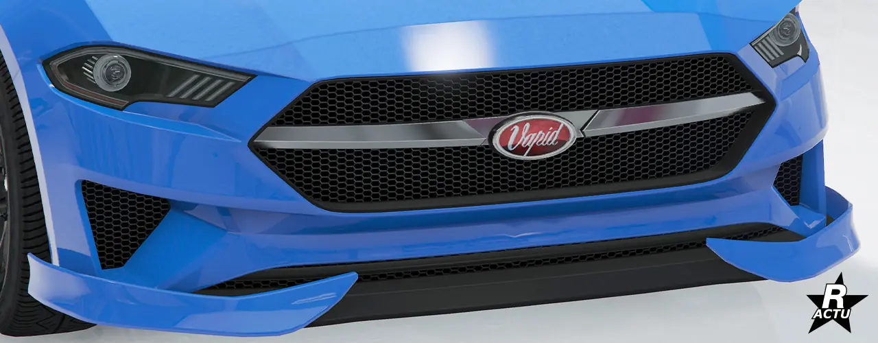 Option ajoutant sur le pare-chocs de série peint dans la couleur principale, une arête aérodynamique autour du léger séparateur aérodynamique noir.