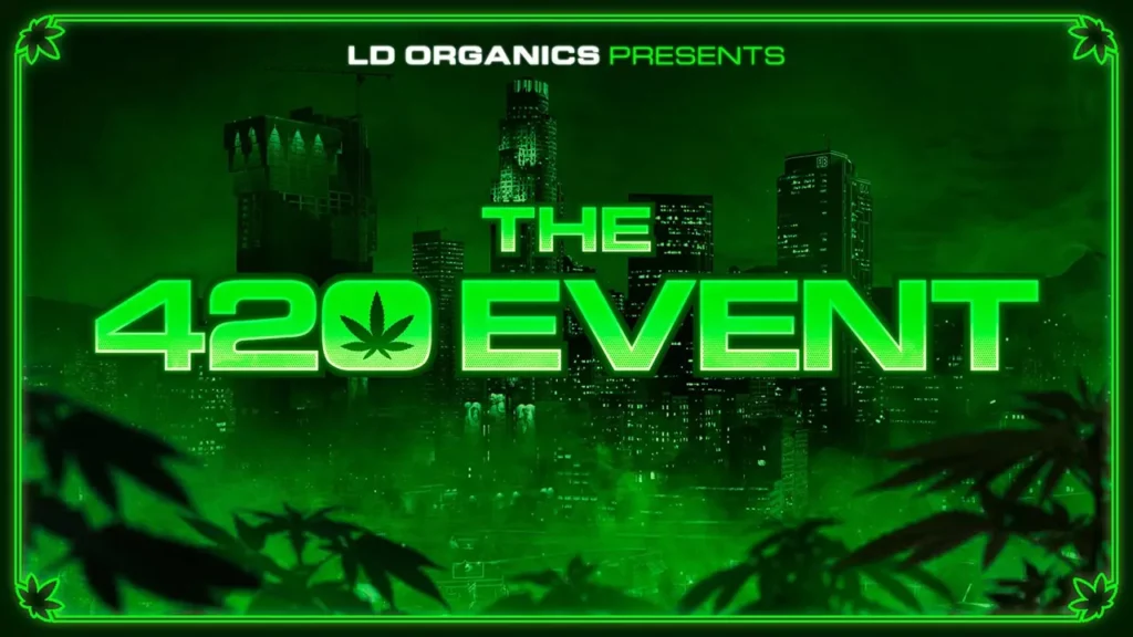 Bonus de la semaine 420 avec des récompenses accrues dans les business du cannabis thérapeutique dans le jeu vidéo GTA Online.
