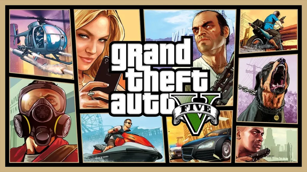 Artwork officielle de GTA V pour illustré une actualité du jeu.