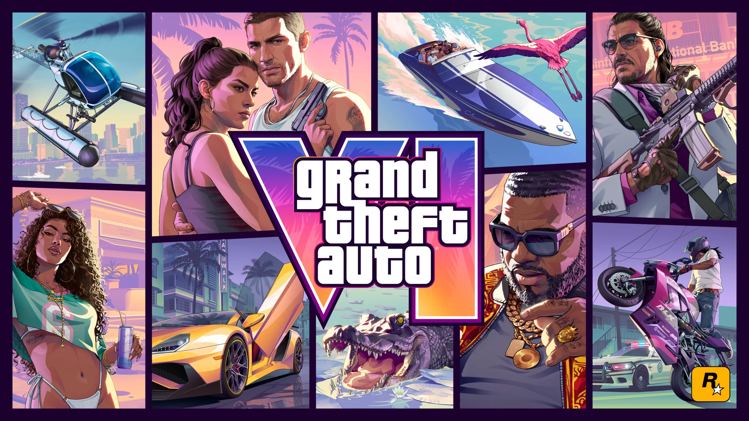 Jaquette officielle / Image de couverture du jeu Grand Theft Auto VI
