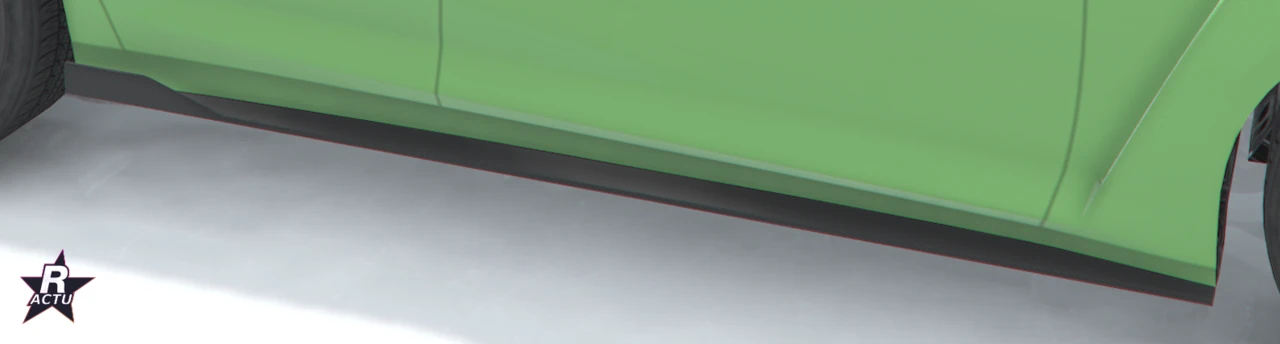 Bas de caisse super vert au dessin tendu le long de la Merula