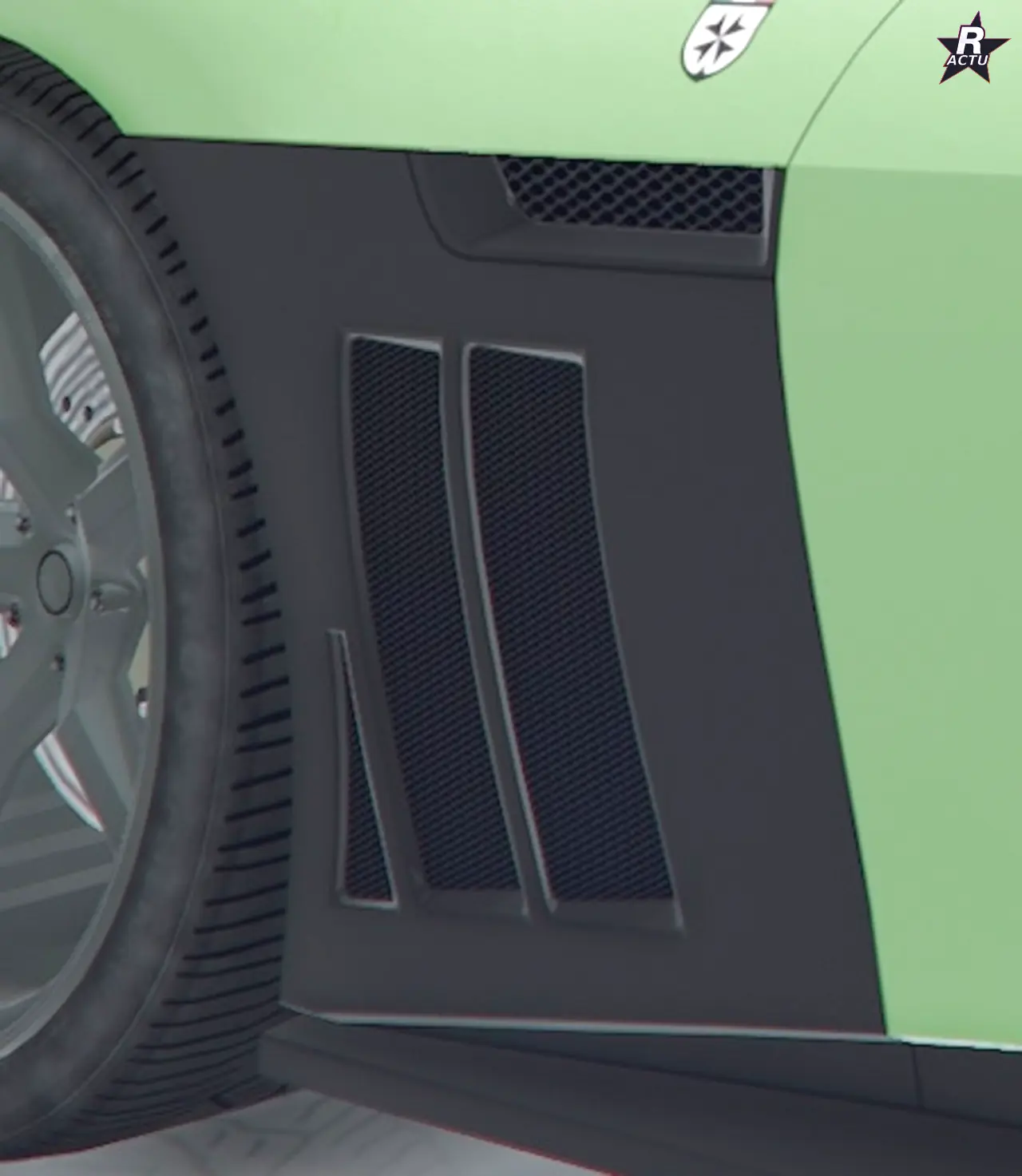 Ailes de course en plastique sur la Grotti Cartuccia GT (GTA Online)
