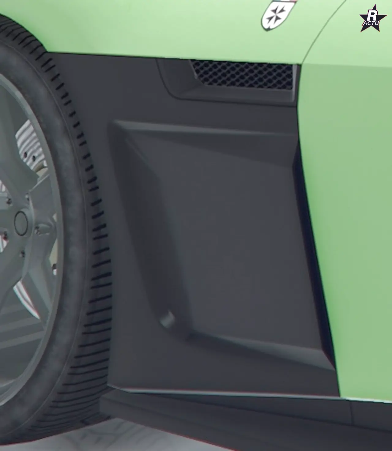 Prise d'air inversee en plastique sur la Grotti Cartuccia GT (GTA Online)