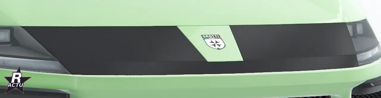 Calandre de serie d'origine sur la Grotti Cartuccia GT dans GTA Online